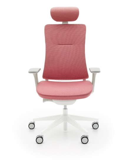 Fotel obrotowy Violle ceglasty wysyłka 24h, (1) - Ergonomiczne fotele i krzesła obrotowe  - Wysyłka 24H