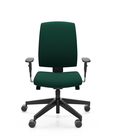 Krzesło obrotowe Raya butelkowa zieleń wysyłka 24h, (1) - Ergonomiczne fotele i krzesła obrotowe  - Wysyłka 24H