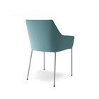 Krzesło CHIC niebieskie, (3) - Ergonomiczne fotele i krzesła obrotowe  - Wysyłka 24H